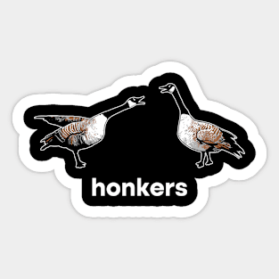 Honkers Geese Goose Sticker